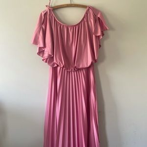 Vintage 80s Pink Gown